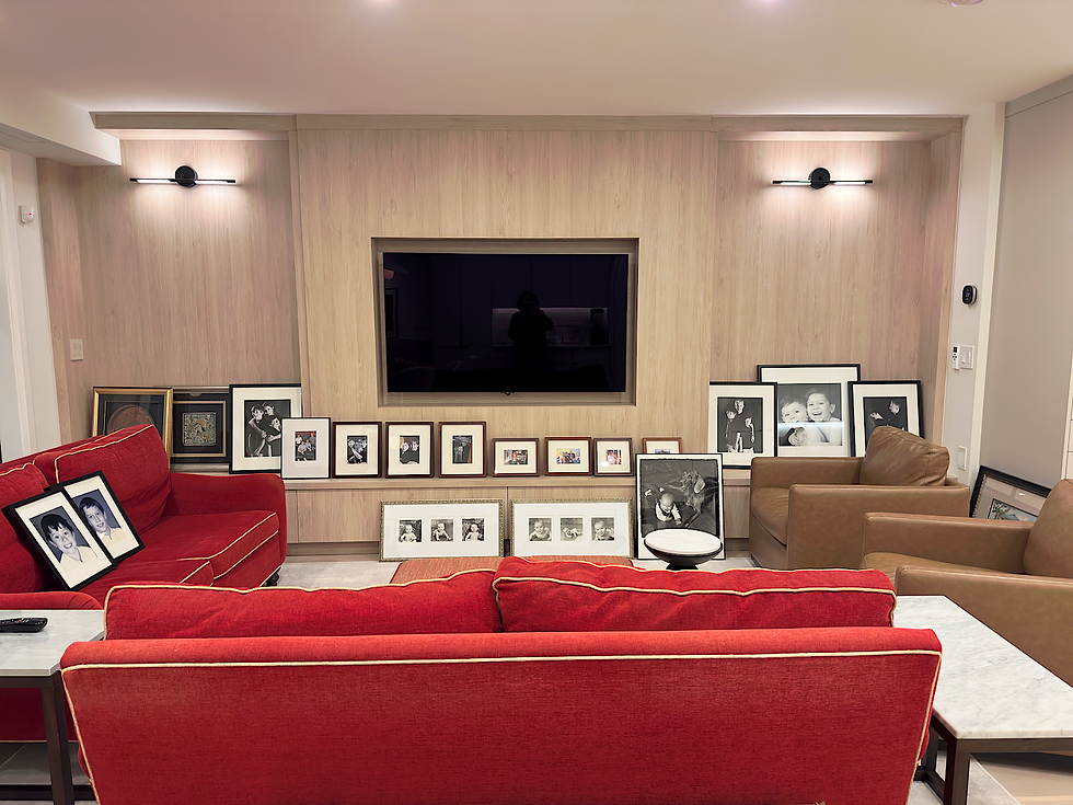 Post renovation art on the floor