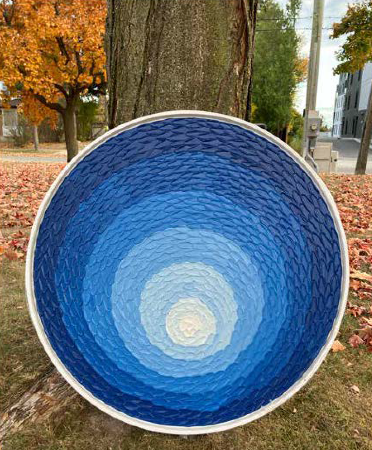 Ghumri (Knife Painting) - Blue