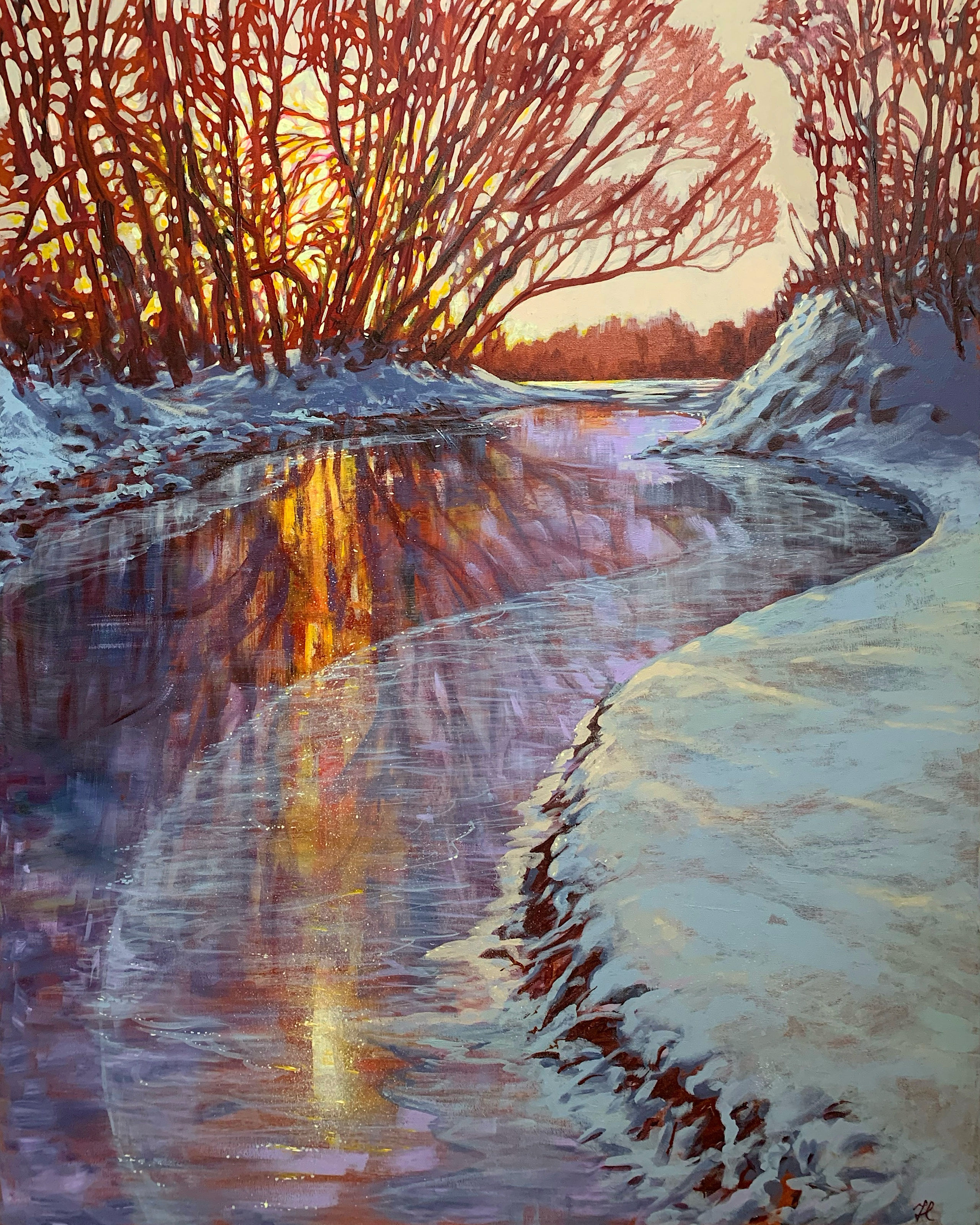 river flow into Lake Ontario