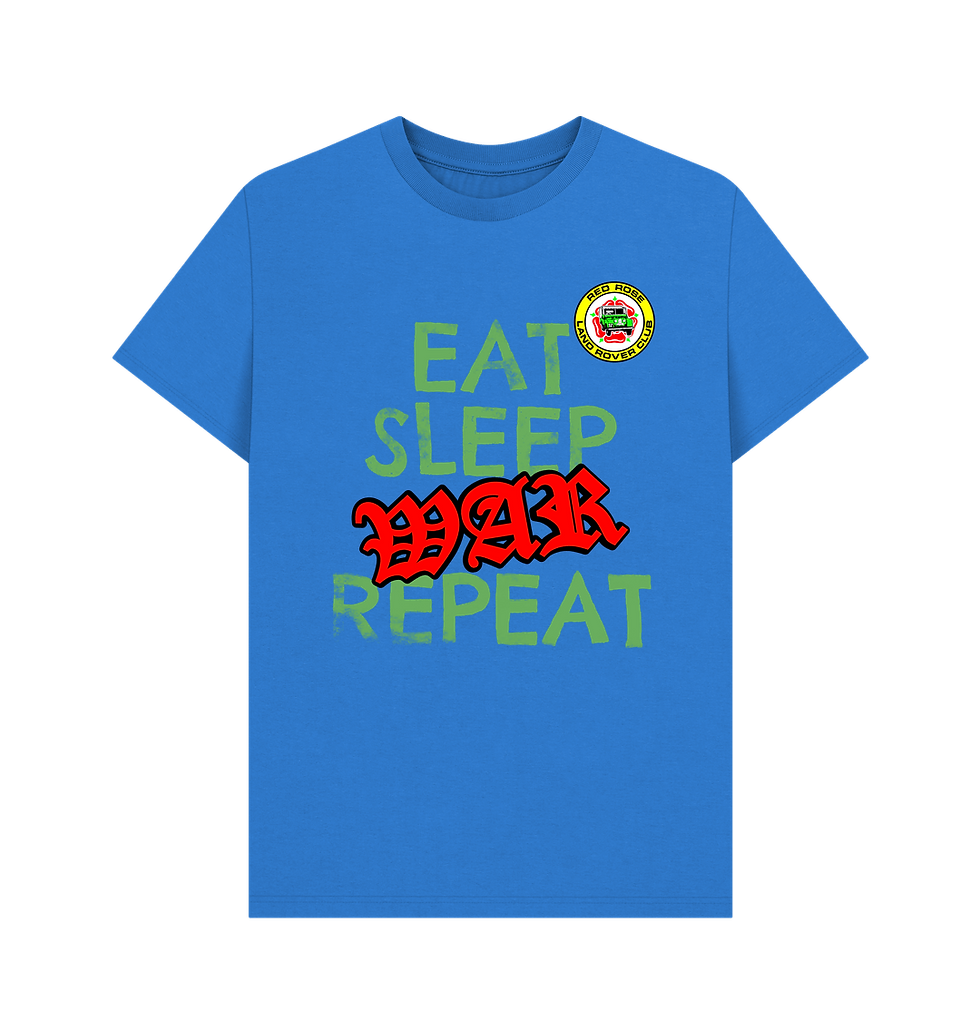 Thumbnail: Adult Eat Sleep War Repeat Printed T-Shirt