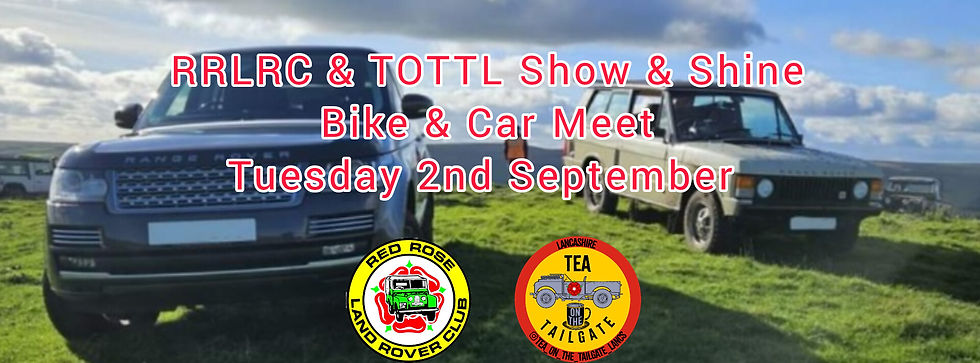 RRLRC & TOTTL September Club Night 2025 - Show & Shine Bike & Car Meet