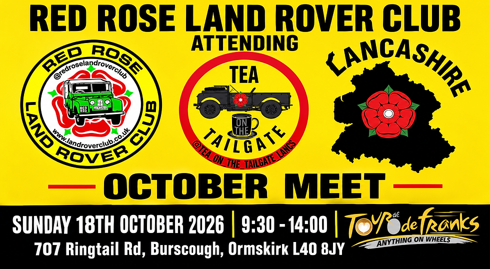 Tea On The Tailgate Lancs October Meet 2026