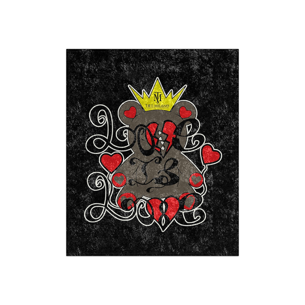Love Is Love Valentine Crushed Velvet Blanket