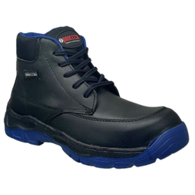 Corte: Piel flor entera de ganado vacuno.
Suela: Goliat (PU/ Elastómero poliuretano)
Tira Protectora: Microfibra (impermeable)
Puntera: Poliamida (puntera dieléctrica, ligera,
no se astilla)
Forro: Tela tejida sintética (poliéster) bondeada
con espuma de PU
Plantilla: Memory foam
Horma: EEE (amplitud de máxima comodidad)
DIELÉCTRICO
TALLAS DISPONIBLES 22-30 (Sólo números enteros)