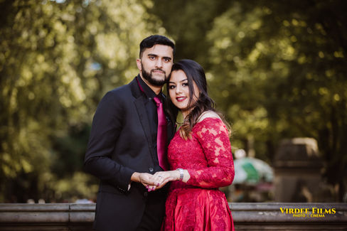 Central Park Engagement Shoot | Bollywood Style Pre-Wedding Shoot