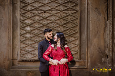 Central Park Engagement Shoot | Bollywood Style Pre-Wedding Shoot