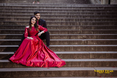 Central Park Engagement Shoot | Bollywood Style Pre-Wedding Shoot