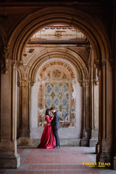Central Park Engagement Shoot | Bollywood Style Pre-Wedding Shoot