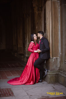 Central Park Engagement Shoot | Bollywood Style Pre-Wedding Shoot