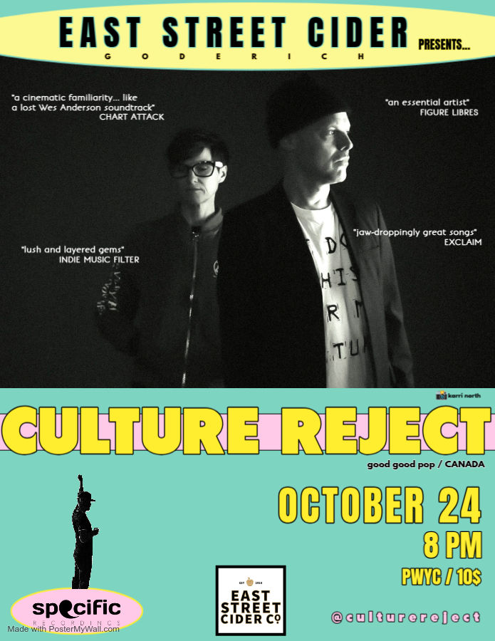 East Street Concert Series: CULTURE REJECT