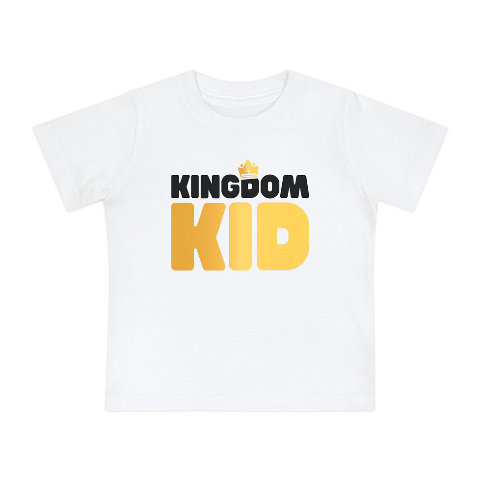 Baby T-Shirt – Kingdom Kid - Raising the Next Generation for Christ