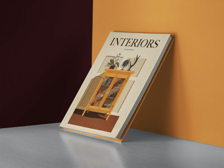 Book with illustrated cover