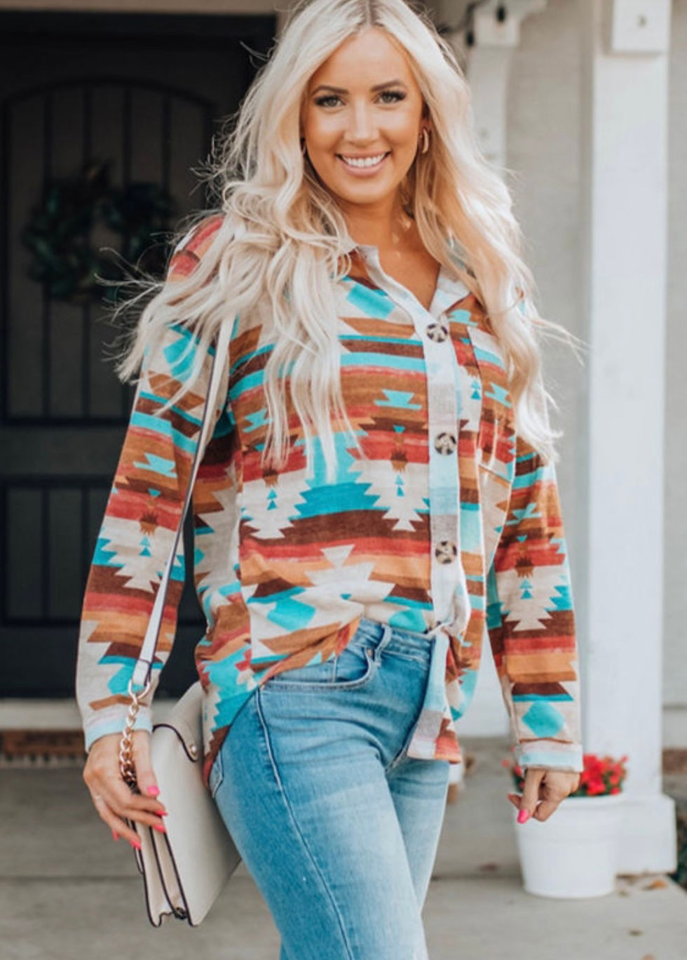 Thumbnail: Aztec Lightweight Shacket 