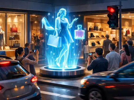 Retail Activation Hologram Example That Stops Traffic