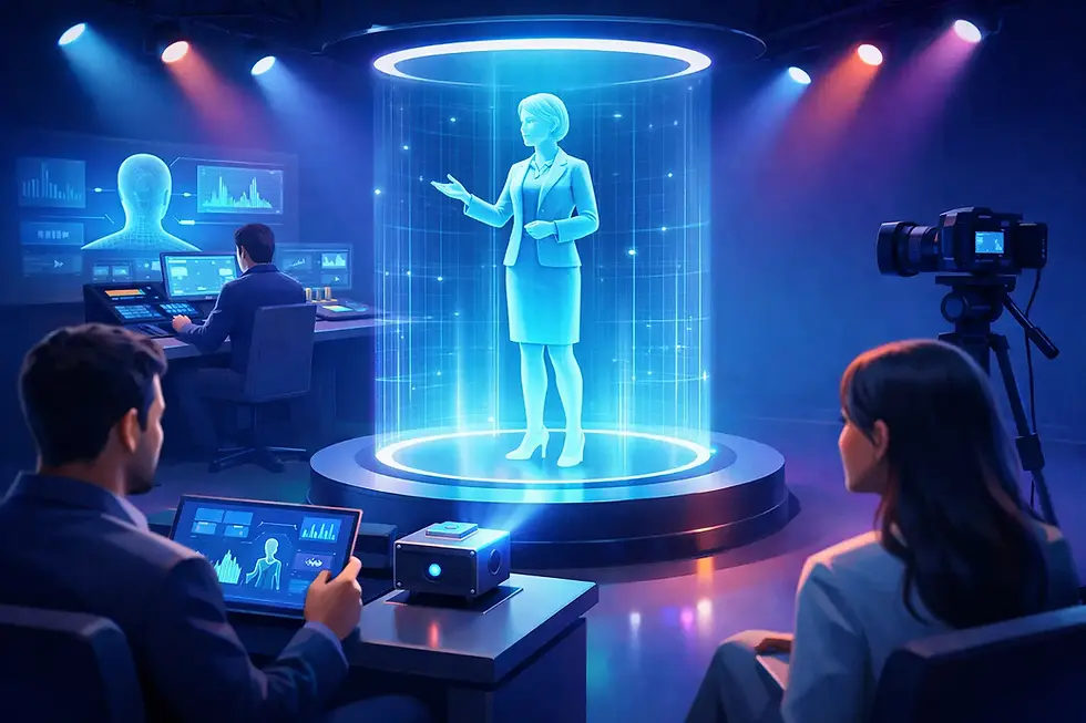 How to Create Live Hologram Presentations