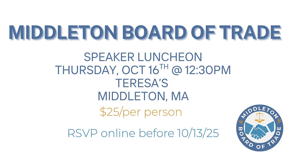 MBOT - Speaker Luncheon