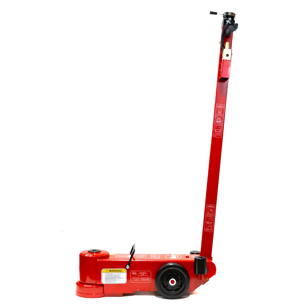 Thumbnail: 15/33/55 Ton 3-Stage Air Hydraulic Floor Jack [Model #FPL-503H]