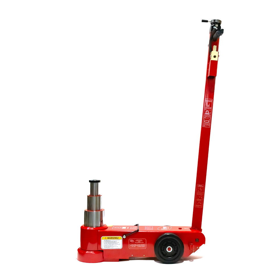 Thumbnail: 20/40/80 Ton 3-Stage Air Hydraulic Floor Jack [Model #FPL-803H]