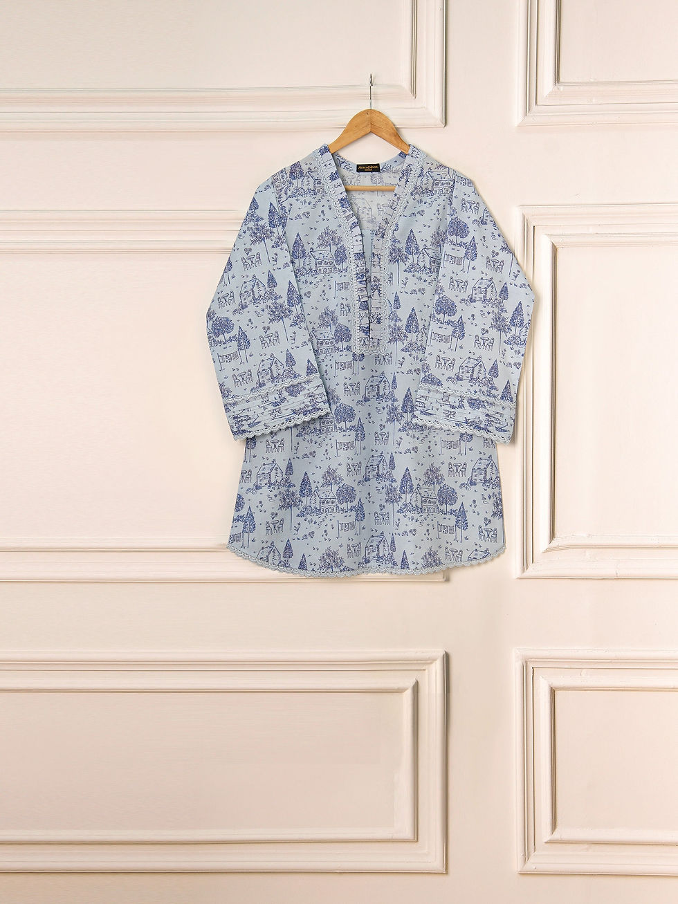 Thumbnail: Multi printed 3pcs- Agha Noor  (small, large)