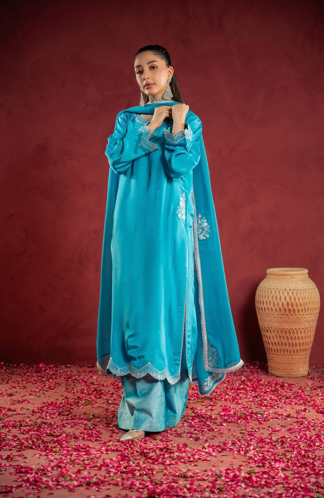 Blue 3pcs- Sheen by Shaista Lodhi (medium)