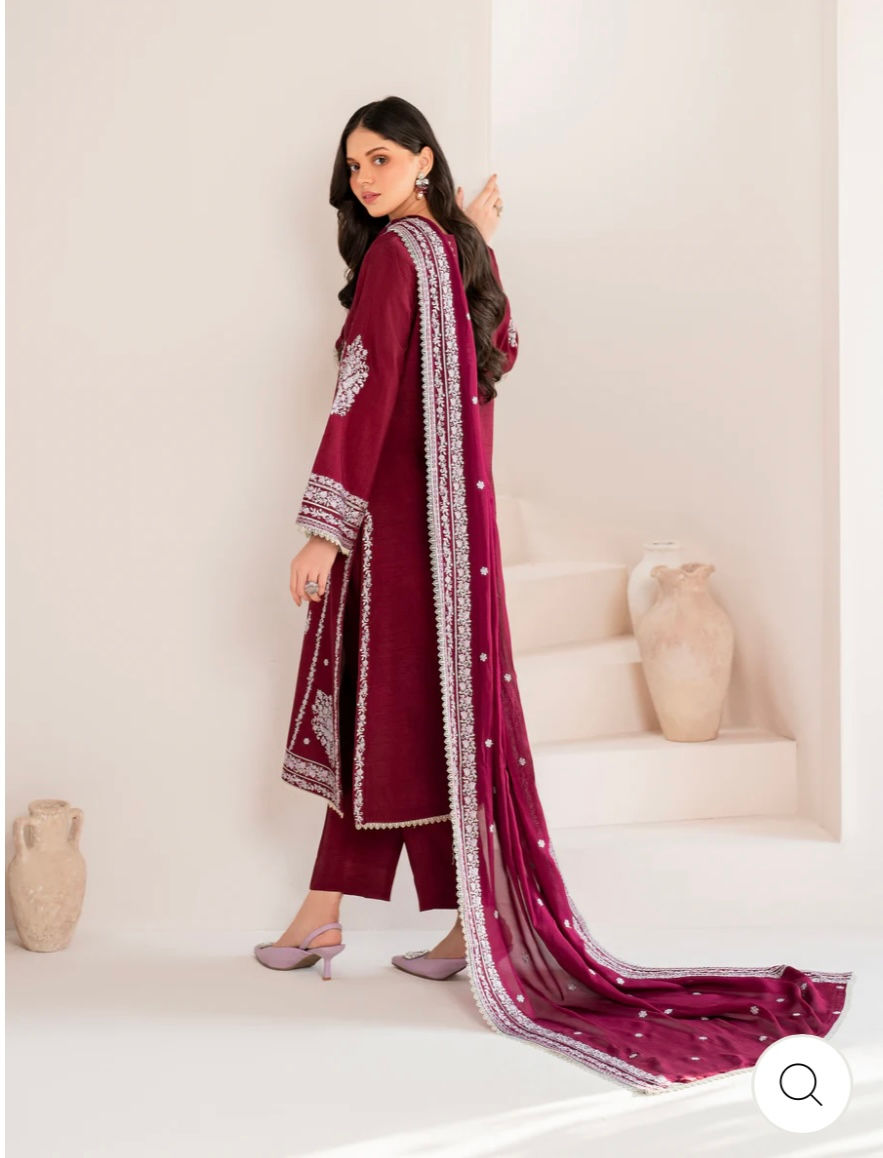 Thumbnail: Maroon 3pcs- Garnet (medium)