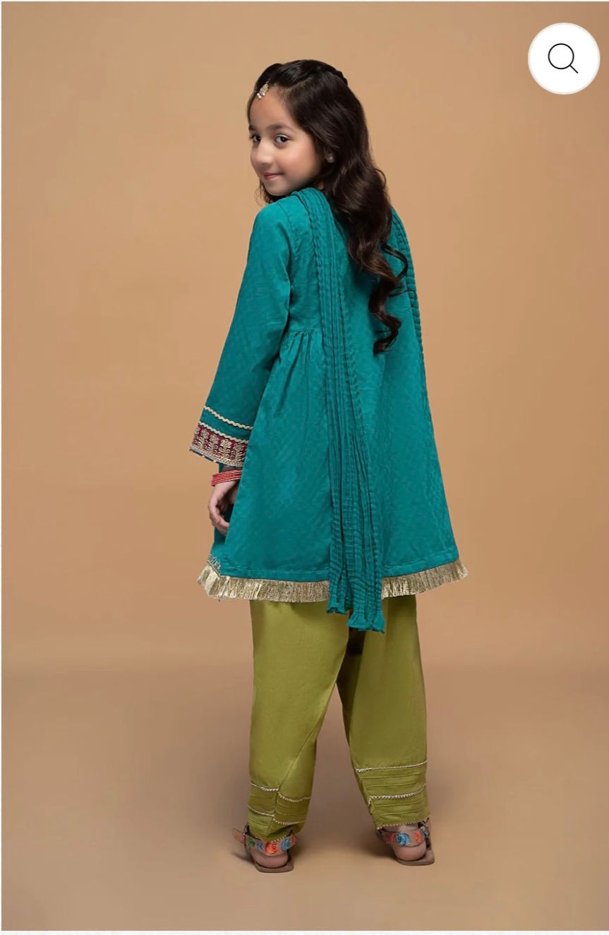 Thumbnail: Ferozi 3pcs- Maria B kids(4/6yr)