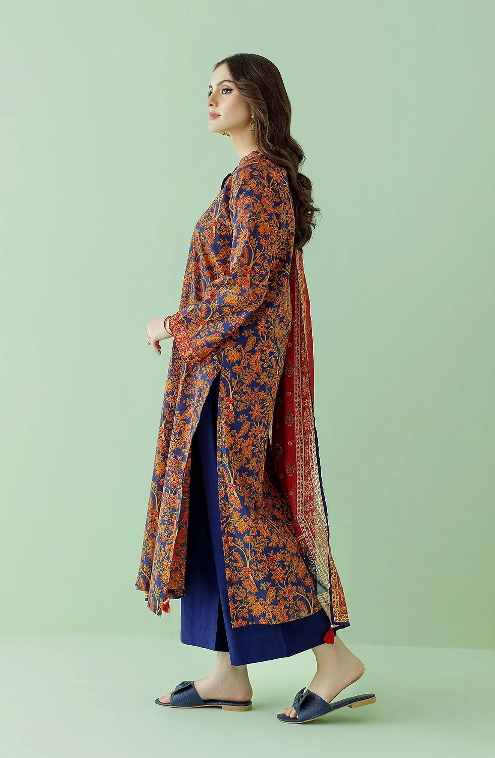 Thumbnail: Blue 3pcs-Orient (large,small)