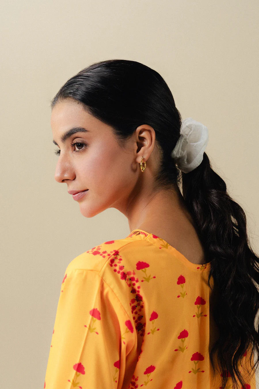 Thumbnail: Yellow top Kaftan- Mannat (medium,large)