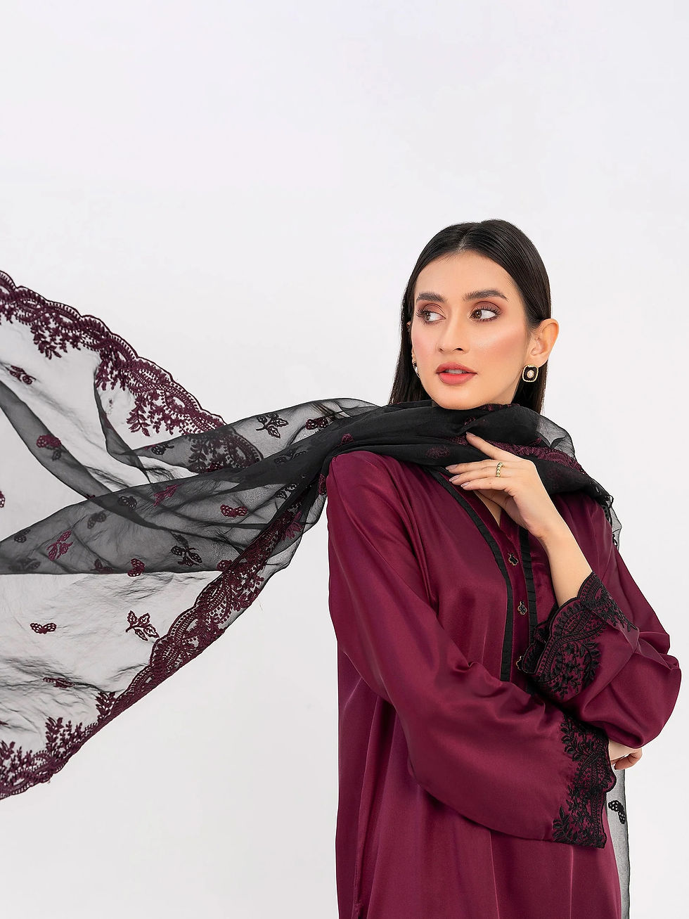 Thumbnail: Maroon 3pcs- Limelight (small, medium)