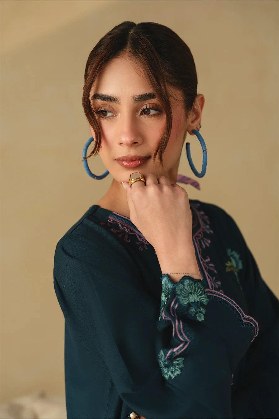 Thumbnail: Teal 2pcs- Mannat (medium,Xl)