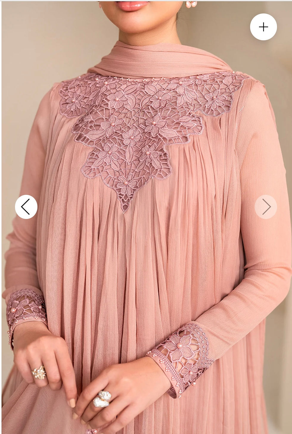 Thumbnail: Pink 3pcs- Baroque (medium,small)