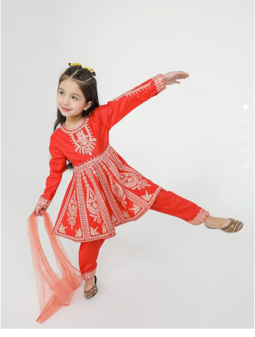 Red 3pcs-Ethnic (4/5,5/6,8/9yr)