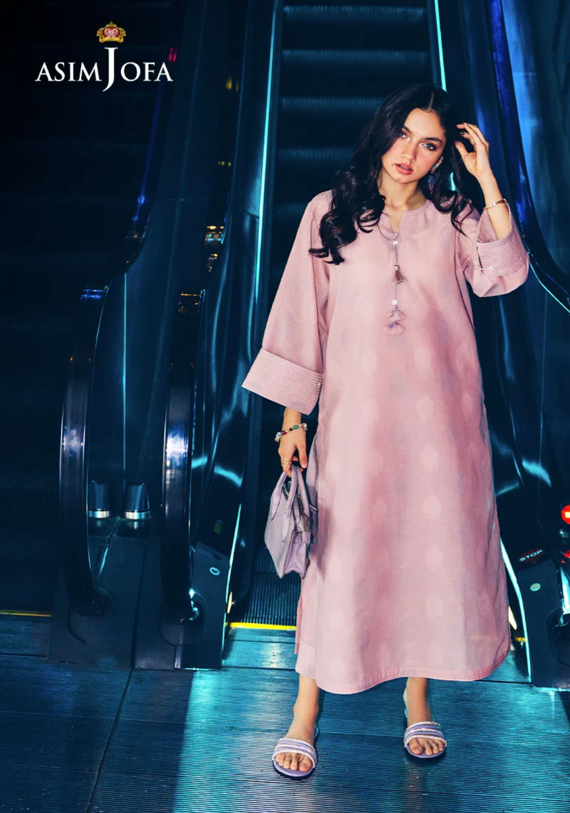 Pink 2pcs- Asim Jofa (medium,Xl)