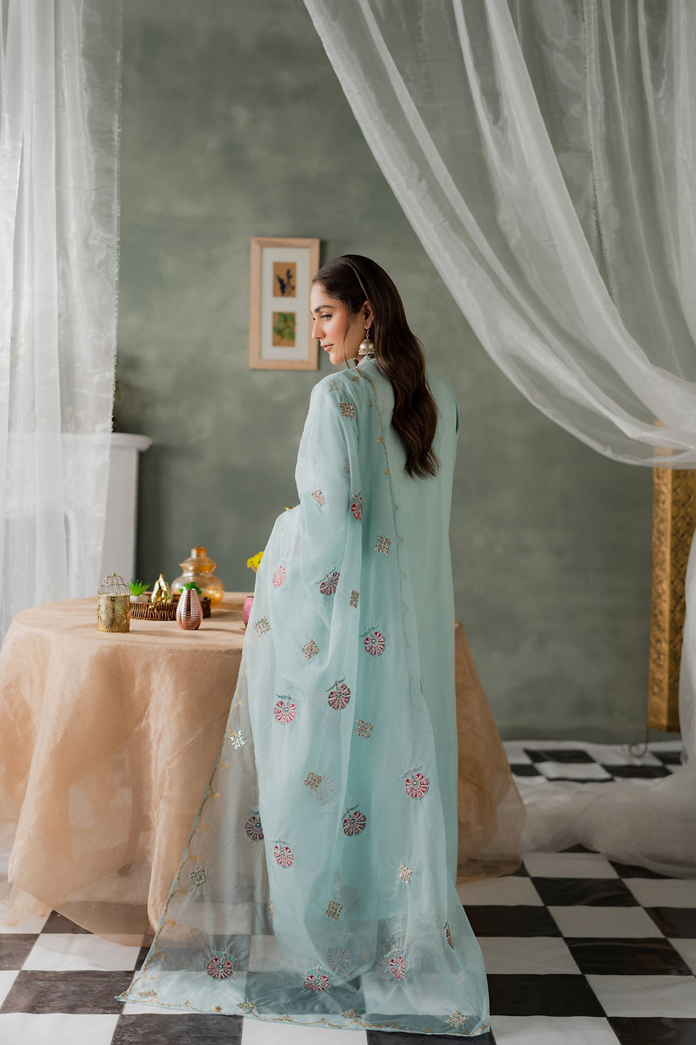 Thumbnail: Sky Blue 3pcs- Kastoor (medium,large)