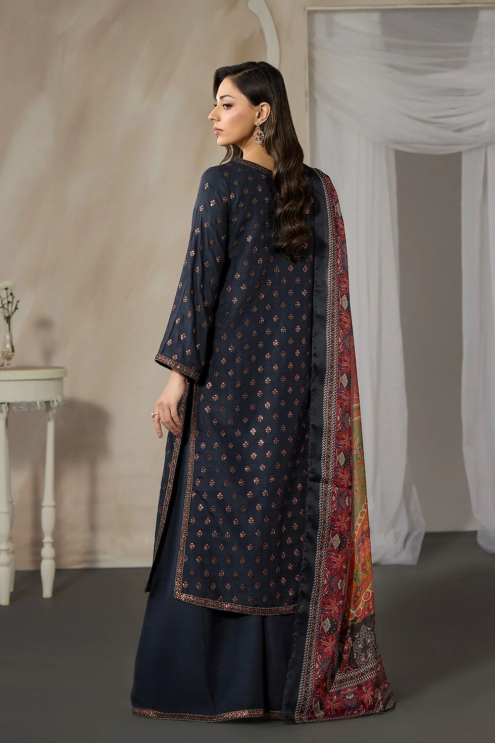 Thumbnail: Blue 3pcs- Zarif (medium,large)