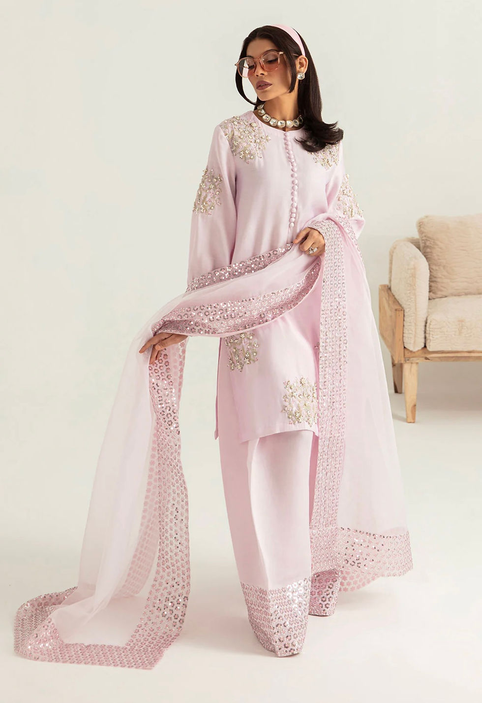 Thumbnail: Pink 3pcs- Vanya (medium,X-Large)