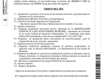 ℹ️ PLENO MUNICIPAL 31 JULIO