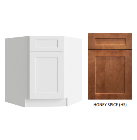 Thumbnail: Solid Wood Plywood Base Corner Sink Kitchen Cabinet with a Soft-Close Door