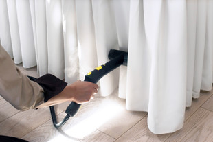 Ironing with Garment Steamer
