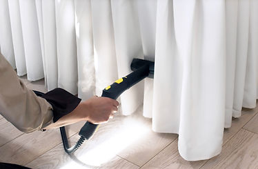Ironing with Garment Steamer
