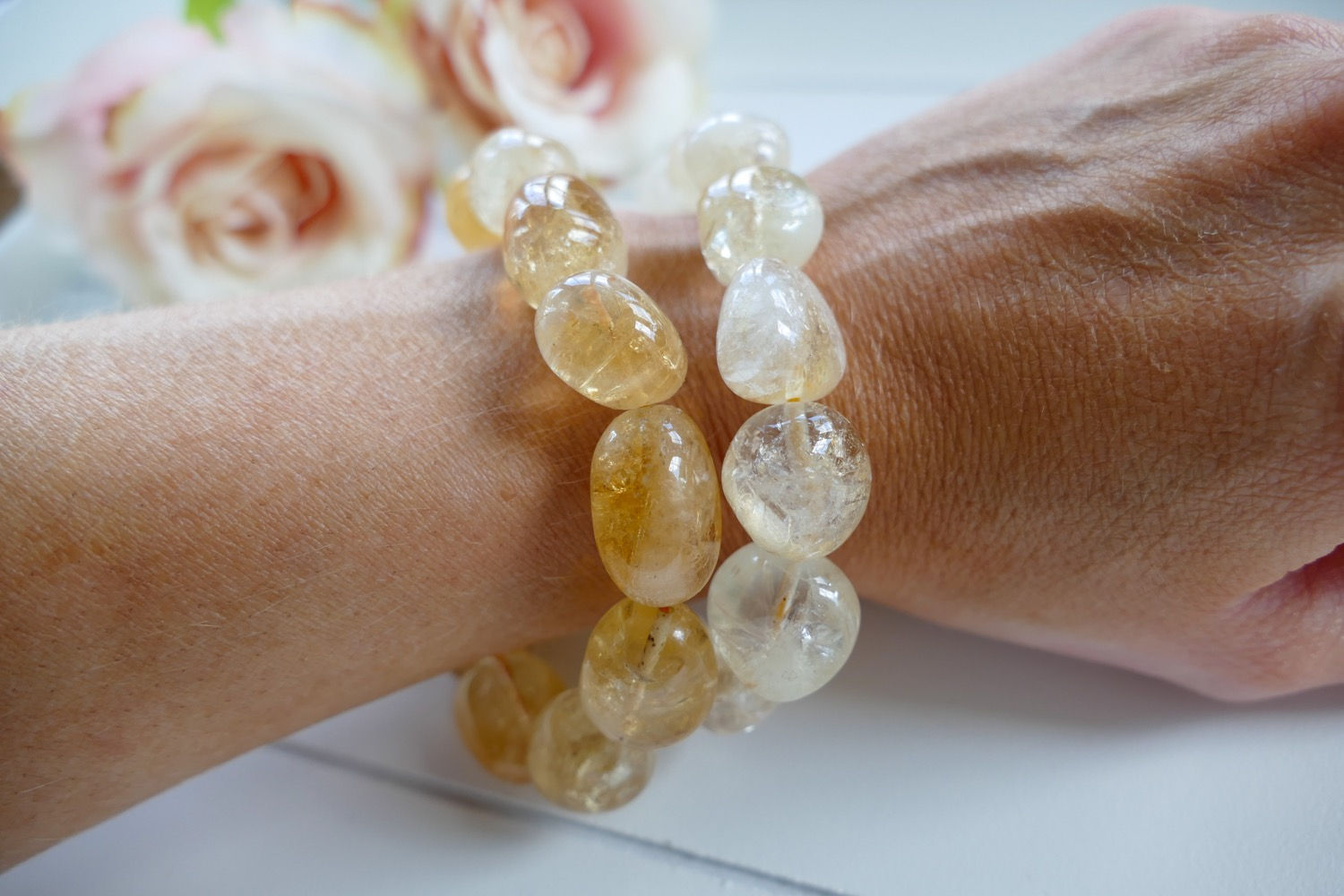 Citrine Tumblestone Bracelet