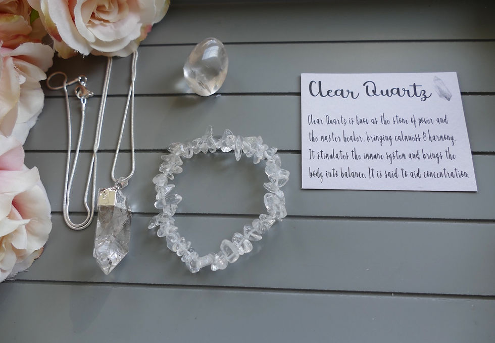 Thumbnail: Clear Quartz Point Gift Set
