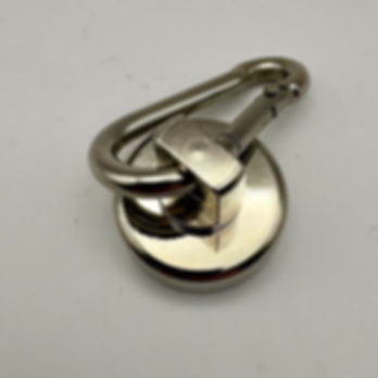 Small Ammo Magnet with Swiveling Carabiner