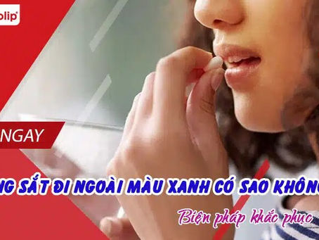 Uong sat di ngoai mau xanh