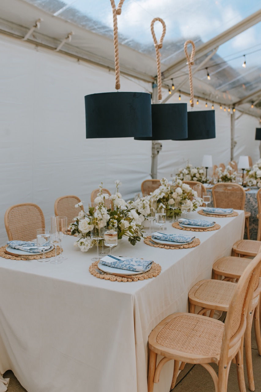 wedding table setting