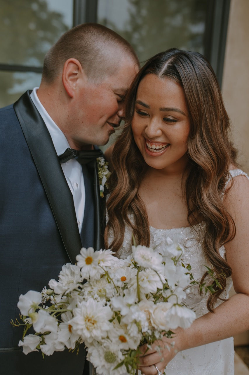 Bride and groom portraits