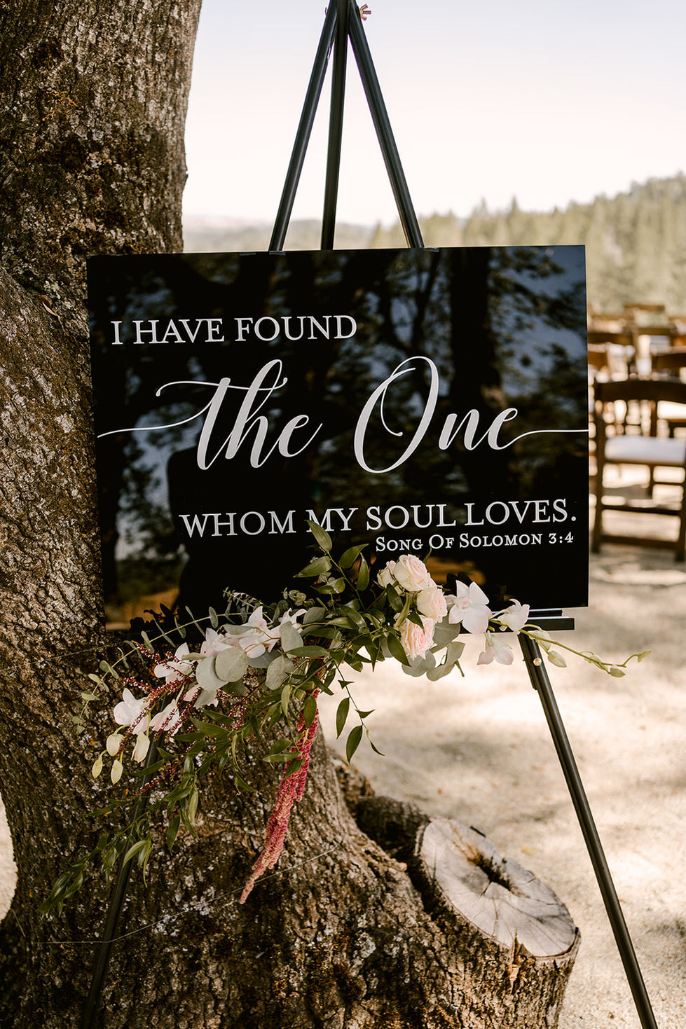 a sign that says i have found the one whom my soul loves