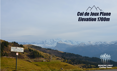 Col du Joux Plane with Braking Away cycling tours