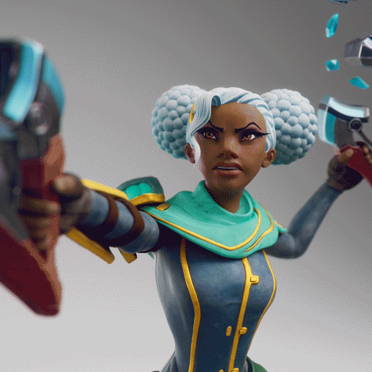 3d character - catalyst black - She