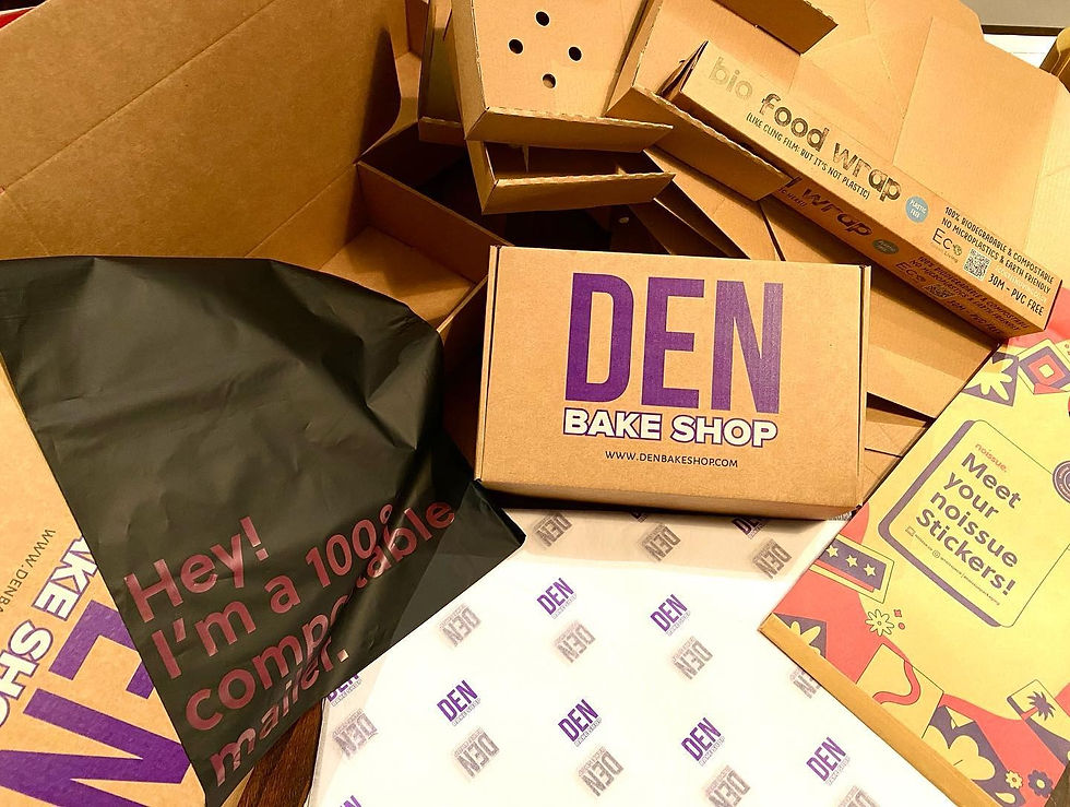Den Bake Shop eco friendly packaging